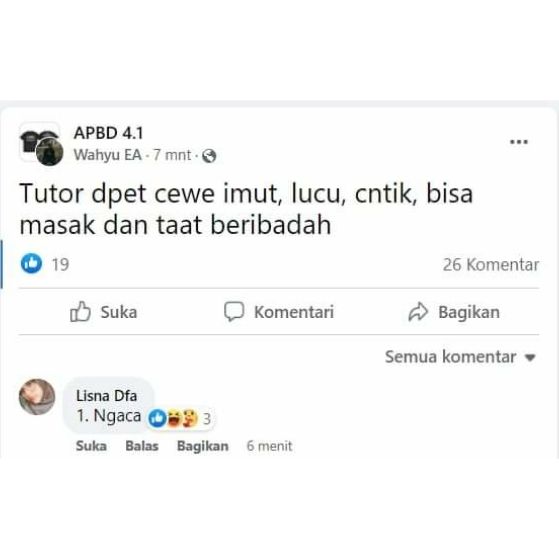 komentar warganet bikin skakmat © Berbagai Sumber