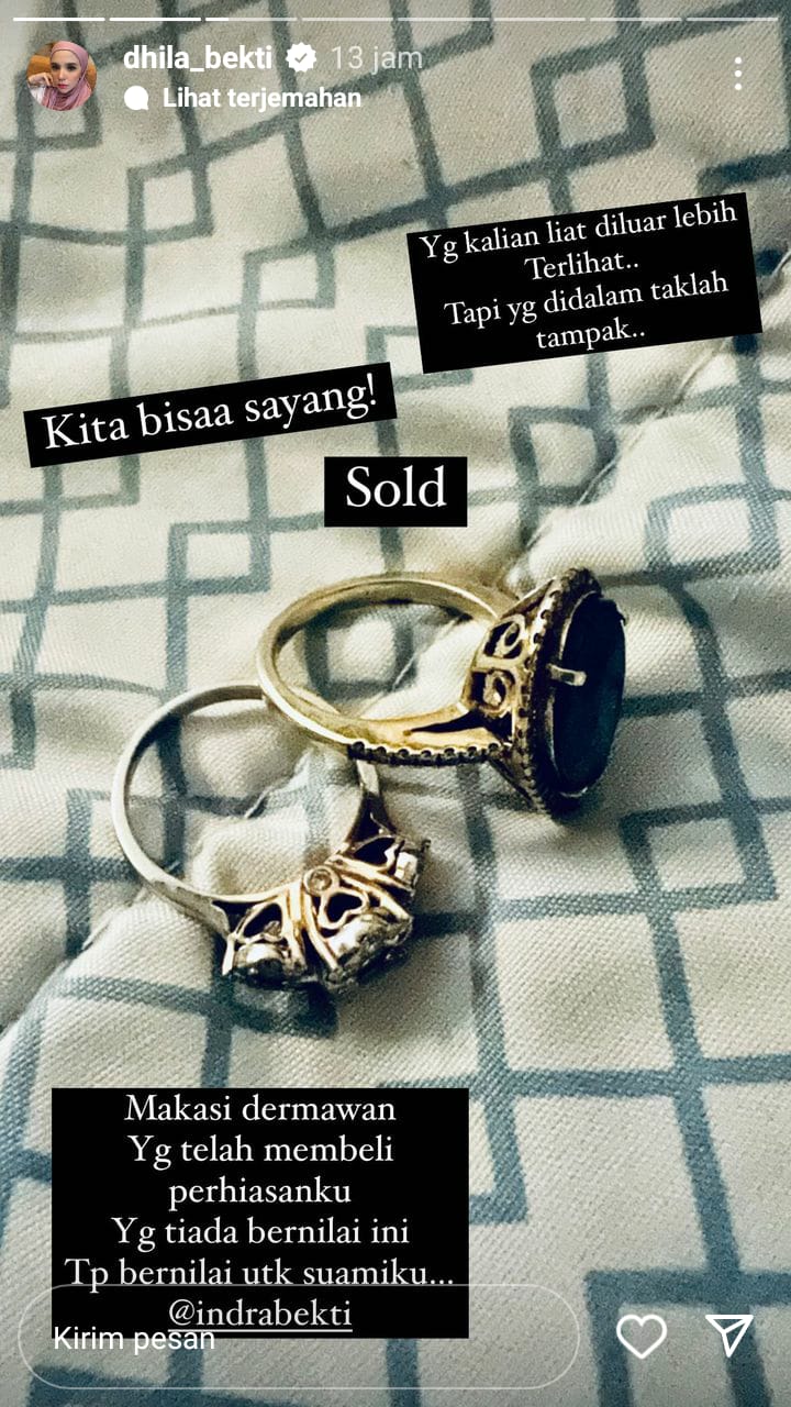 aldila tunjukkan aset pribadi dijual © instagram