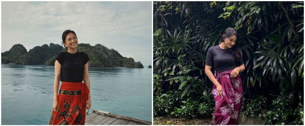 beda gaya indah permatasari dan adiknya © instagram