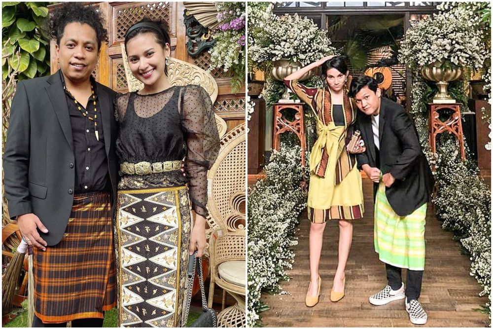 beda gaya indah permatasari dan adiknya © instagram