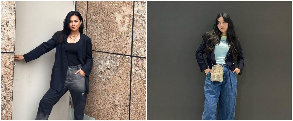 beda gaya indah permatasari dan adiknya © instagram