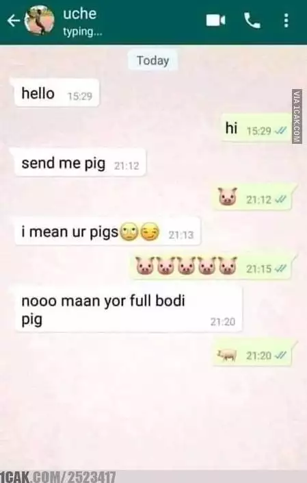 Chat typo bahasa Inggris gebetan © berbagai sumber