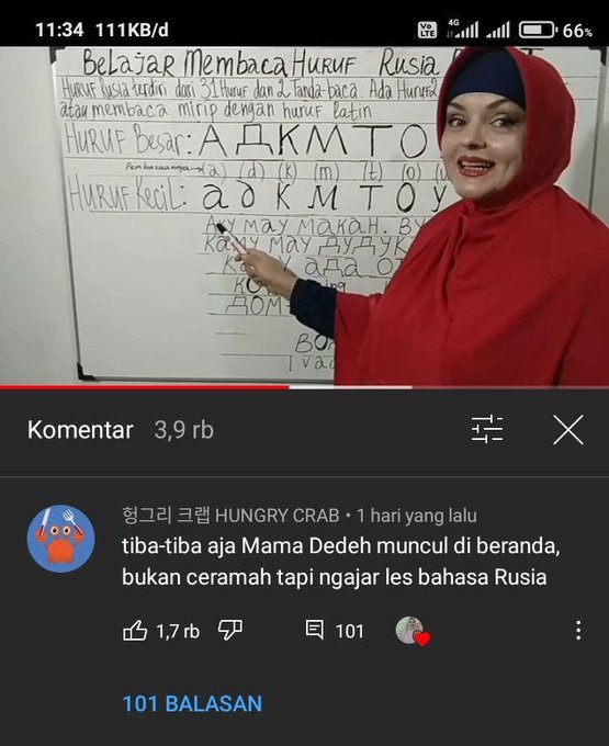 Komentar lucu di youtube Twitter