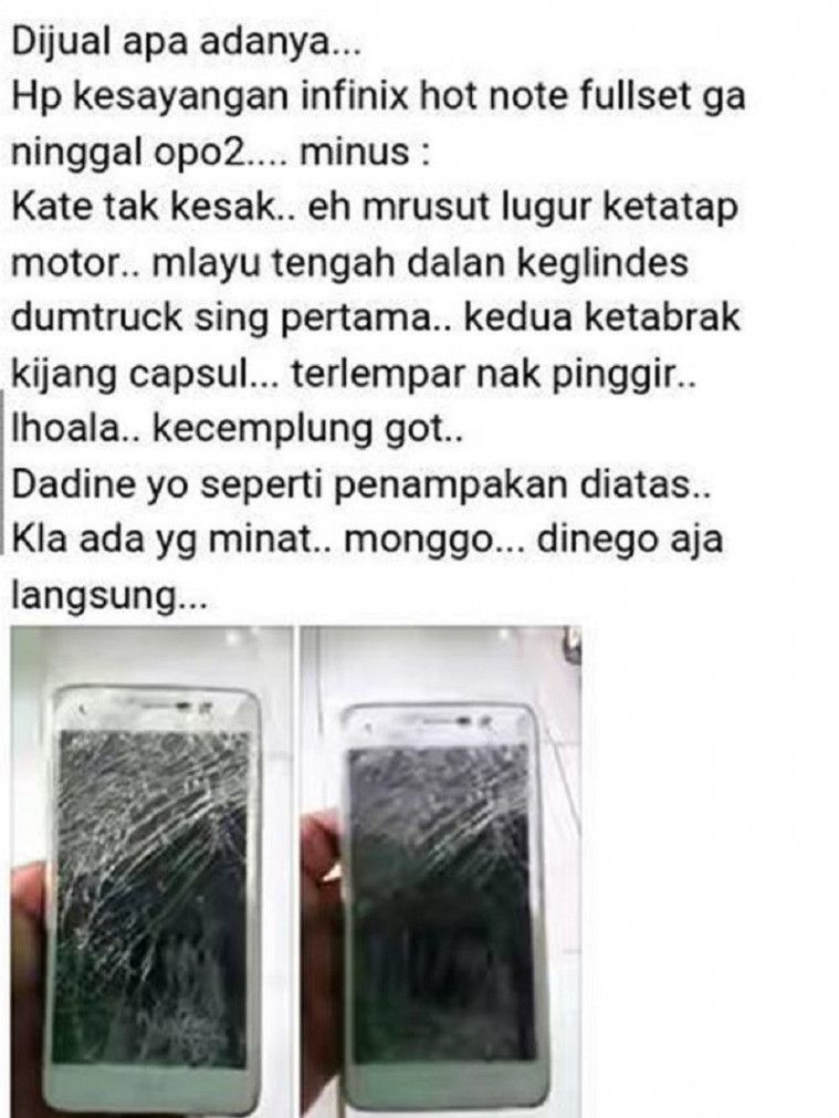 cara nyeleneh nutupin kekurangan ala penjual © berbagai sumber