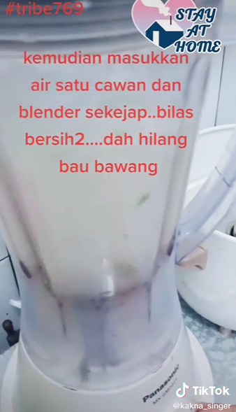 Cara ampuh menghilangkan bau bawang di blender, cuma pakai dua bahan