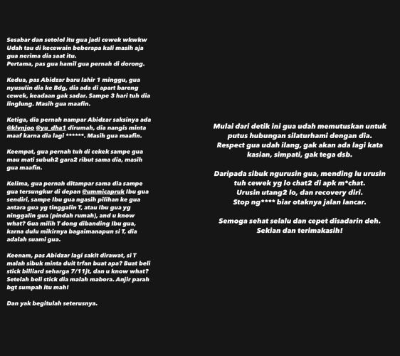 Tegar Septian curhat dibohongi mantan istri © berbagai sumber