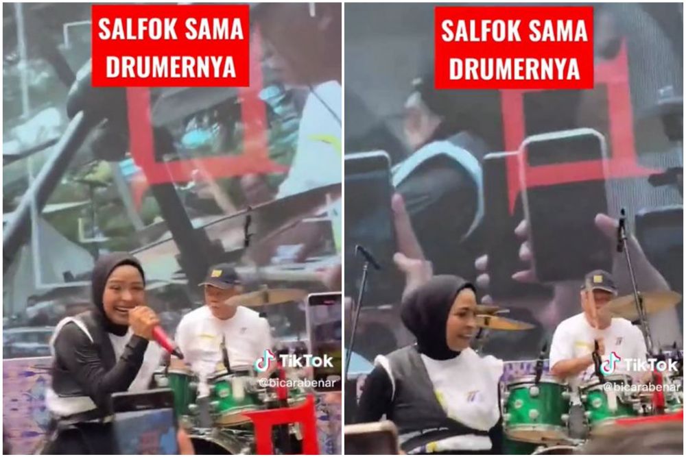 menteri basuki manggung jadi drummer © TikTok menteri basuki manggung jadi drummer © TikTok