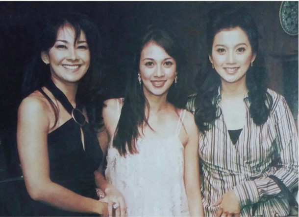 persahabatan Dina Lorenza Desy Ratnasari  Alya Rohali © berbagai sumber