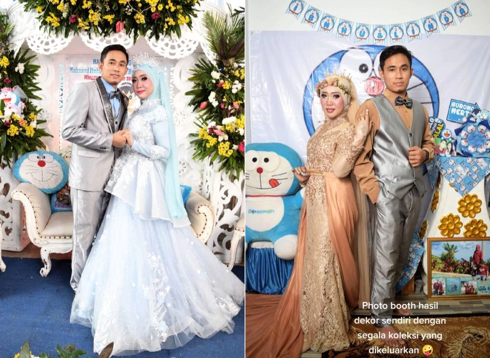 menikah konsep doraemon © TikTok