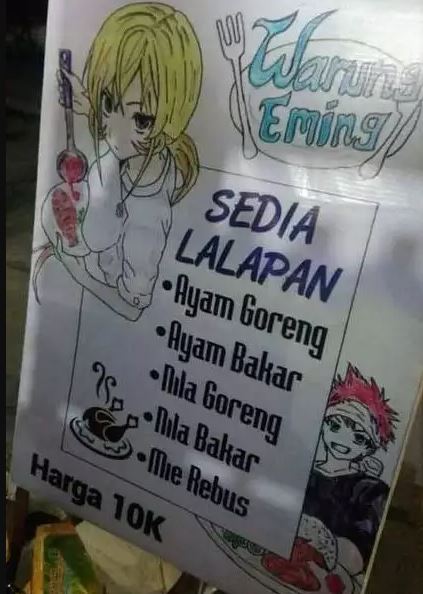 Menu ini nggak nyambung dengan nama warungnya Berbagai sumber