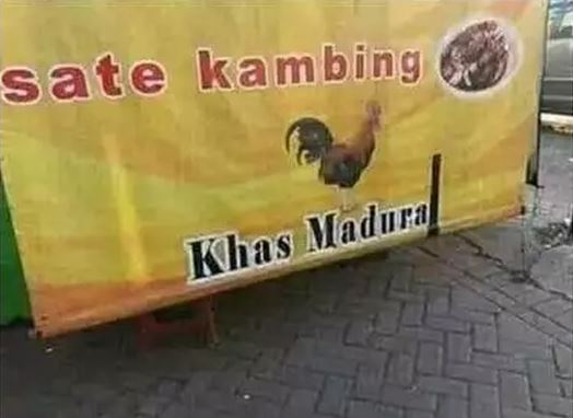 Menu ini nggak nyambung dengan nama warungnya Berbagai sumber