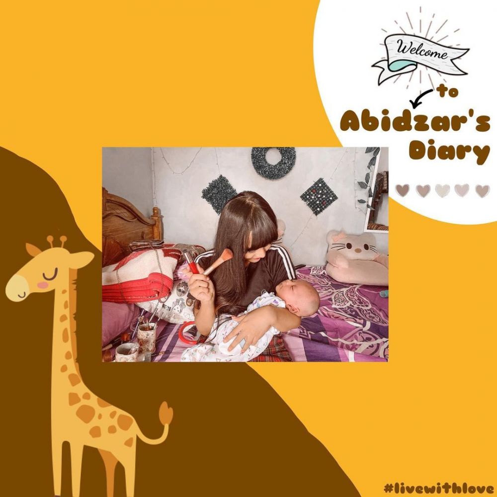 Sarah Sheilka momong buah hati © 2023 brilio.net