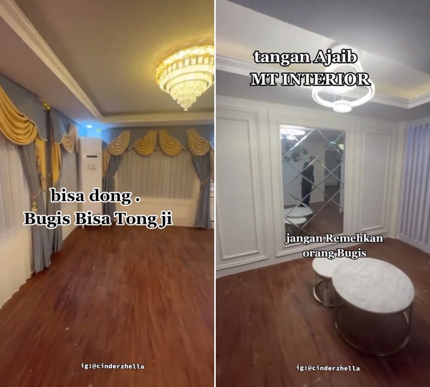 rumah panggung tampak mewah © TikTok