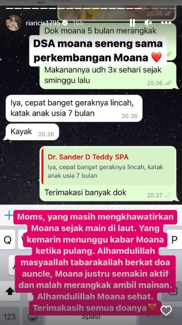 Ria Ricis ajak main moana jetski © Instagram Ria Ricis ajak main moana jetski © Instagram