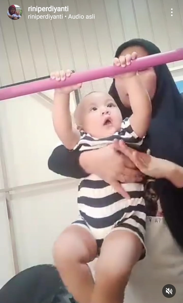 Momen rayyanza ngegym © 2023 brilio.net