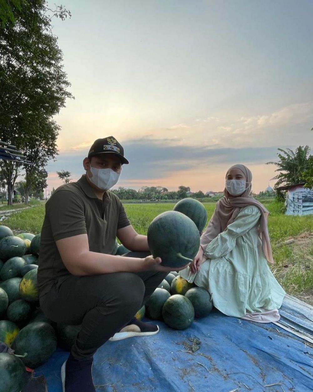 Chacha Frederica saat blusukan © Instagram