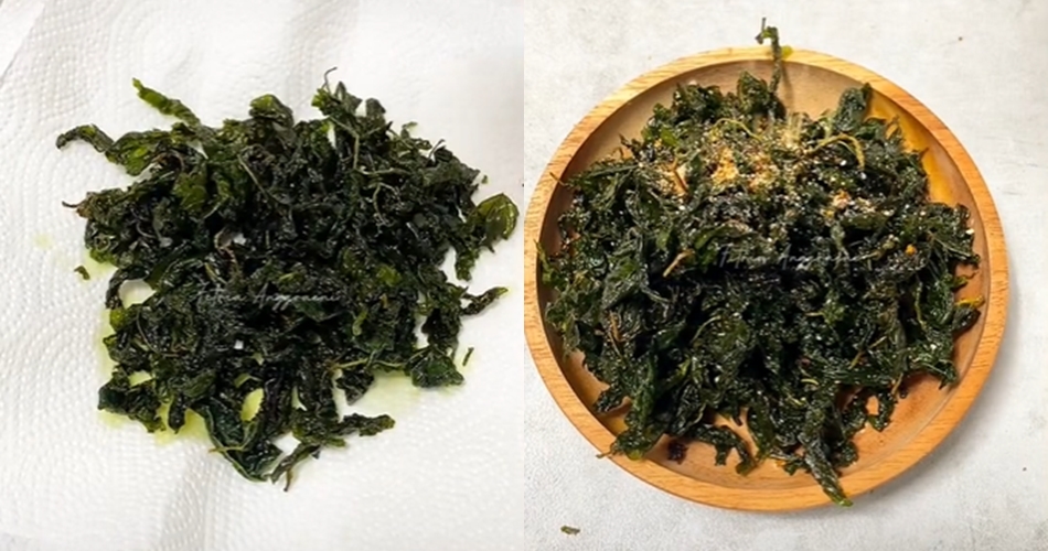 Renyah tanpa pakai tepung, ini trik jitu menggoreng kangkung krispi