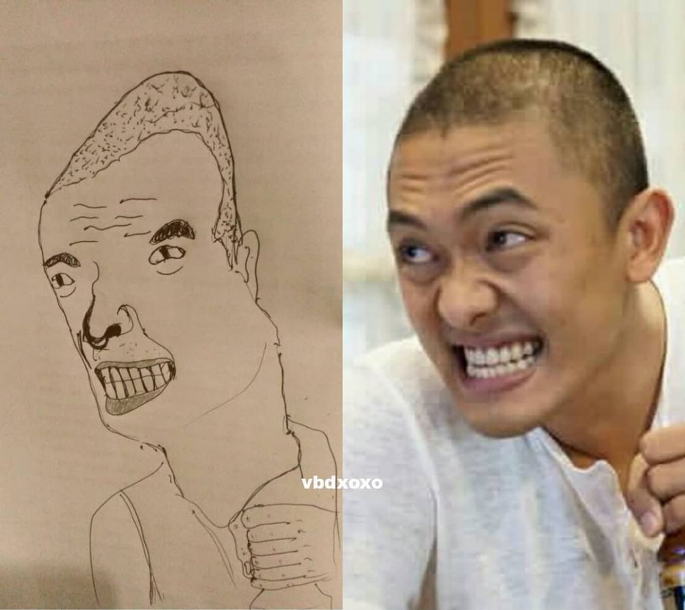 Penampakan lukisan aktor film ini jauh banget dari aslinya Instagram