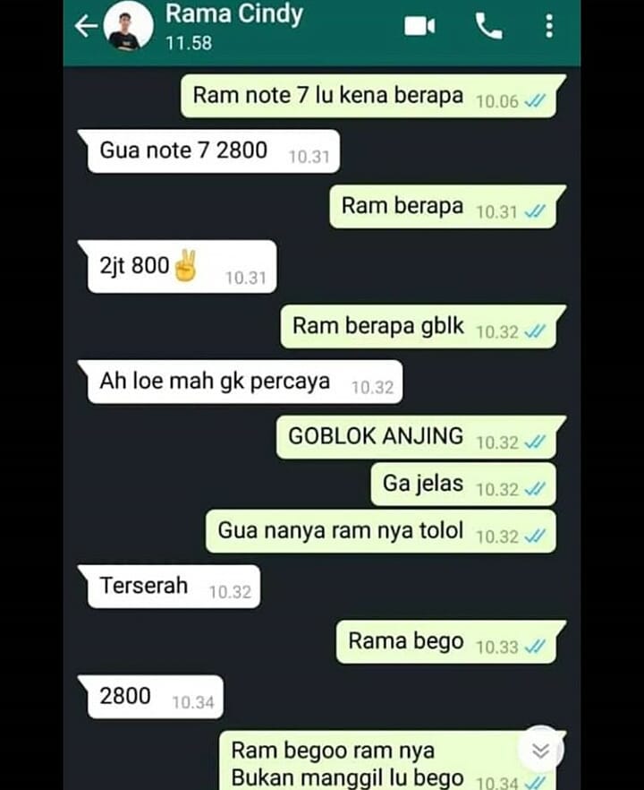 chat lucu orang salah paham © berbagai sumber chat lucu orang salah paham © berbagai sumber