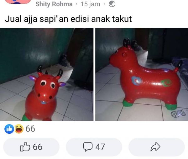 alasan nyeleneh jual barang © Berbagai sumber