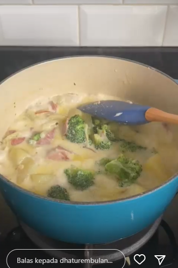 10 Masakan berkuah ala Dhatu Rembulan istri Tria The Changcuters, sederhana dan gampang ditiru