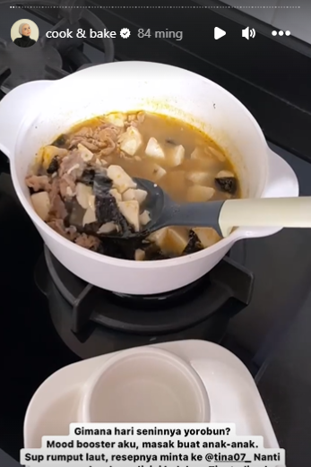 10 Masakan berkuah ala Dhatu Rembulan istri Tria The Changcuters, sederhana dan gampang ditiru