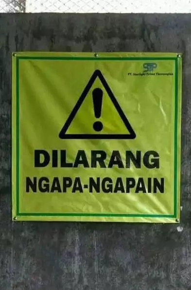 pengumuman sulit dimengerti © berbagai sumber pengumuman sulit dimengerti © berbagai sumber