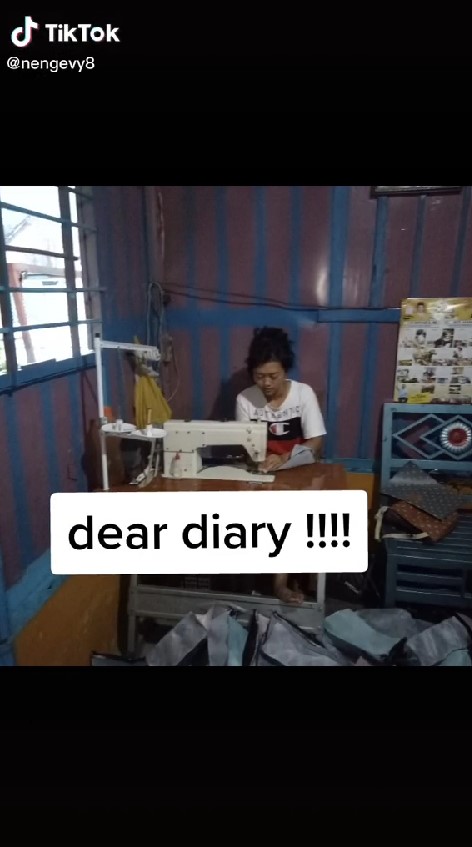 Rumah gubuk renovasi bagus © TikTok/@nengevy8