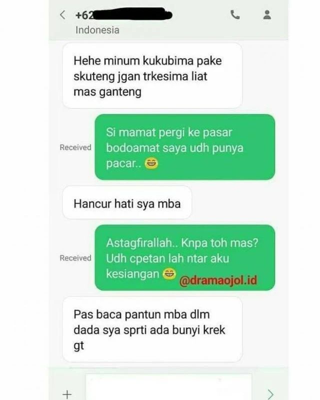 chat malah salah sasaran ngeselin nyeleneh © berbagai sumber