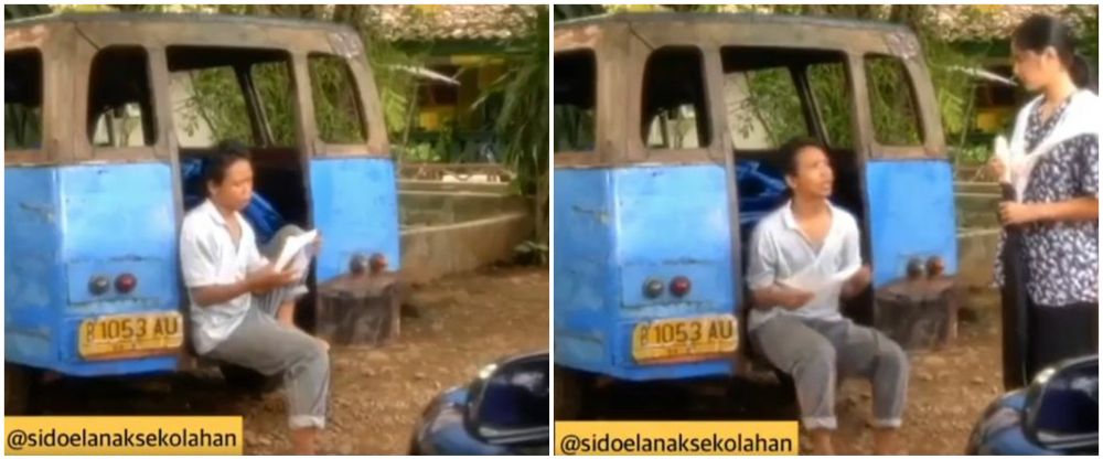 isi surat munaroh si doel anak sekolahan © instagram