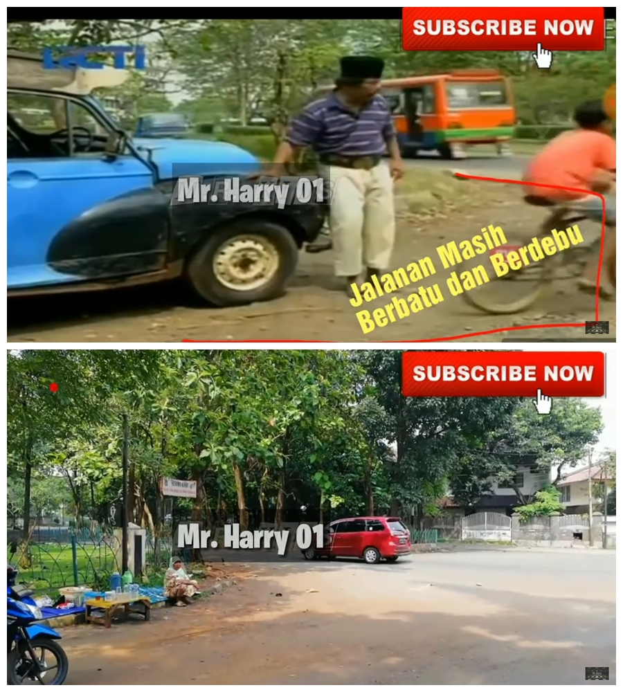 lokasi ngetem oplet Si Doel © berbagai sumber