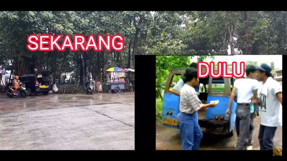 lokasi ngetem oplet Si Doel © berbagai sumber