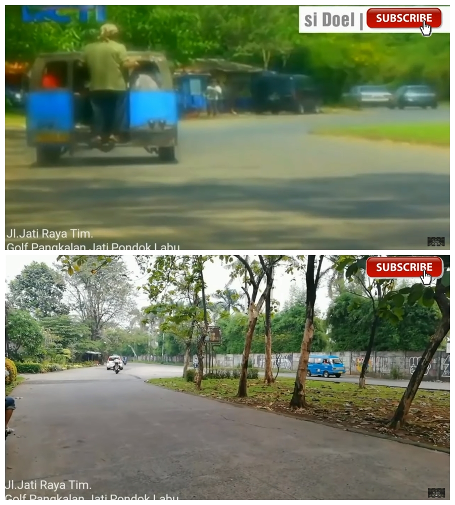 lokasi ngetem oplet Si Doel © berbagai sumber