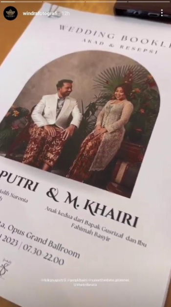 Wedding booklet Kiky Saputri tersebar, nama calon mertua bikin salfok karena punya jabatan mentereng