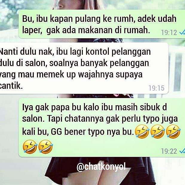  chat orang tua salah ketik bikin rawan salah paham © berbagai sumber