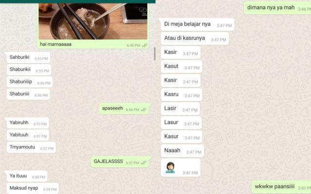  chat orang tua salah ketik bikin rawan salah paham © berbagai sumber