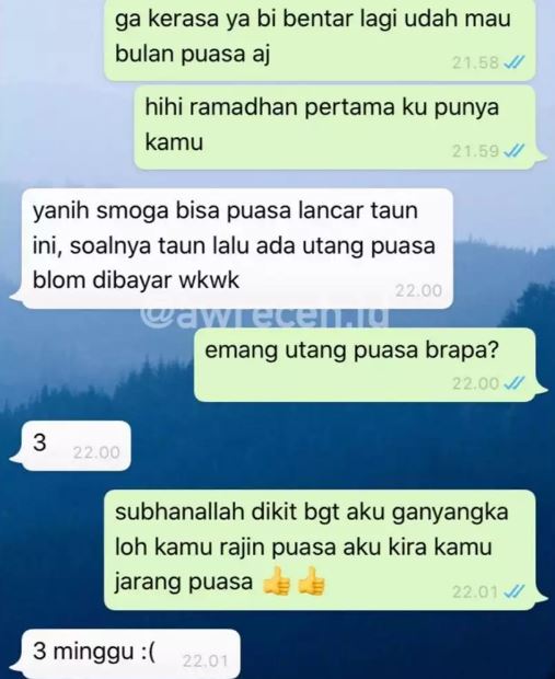 Chat WA percakapan dengan pacar ini endingnya bikin kesal Berbagai sumber