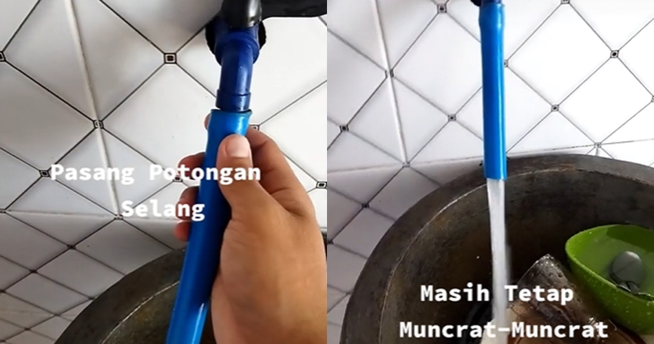 Trik sederhana mengatasi air keran wastafel muncrat ke mana-mana, bebas drama baju dan dapur basah