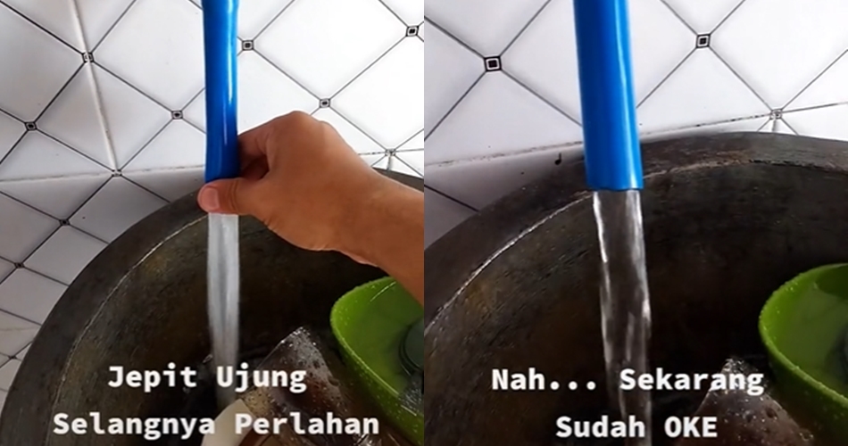 Trik sederhana mengatasi air keran wastafel muncrat ke mana-mana, bebas drama baju dan dapur basah