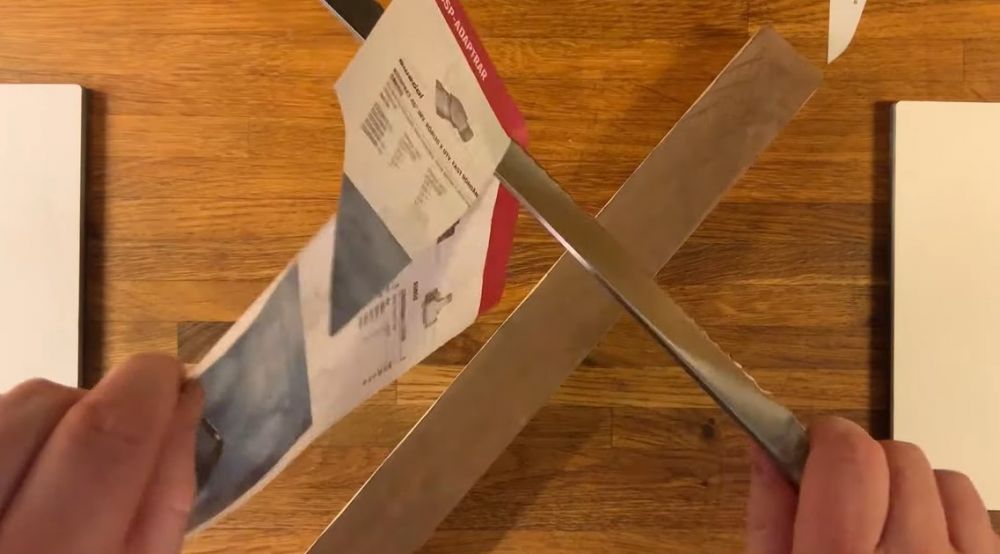 Jangan asal, ini trik ampuh mengasah pisau roti yang sudah tumpul