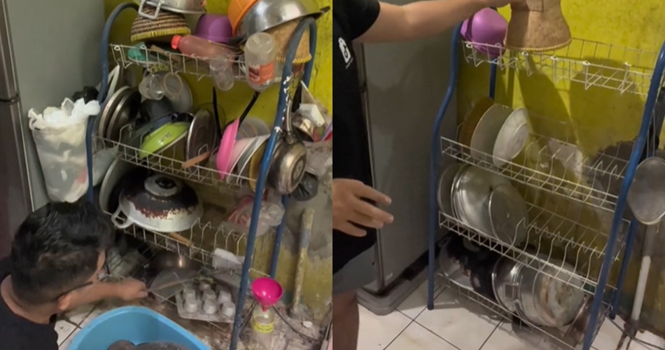 7 Potret dapur sebelum dan sesudah dibersihkan, auto kinclong dan nyaman dilihat