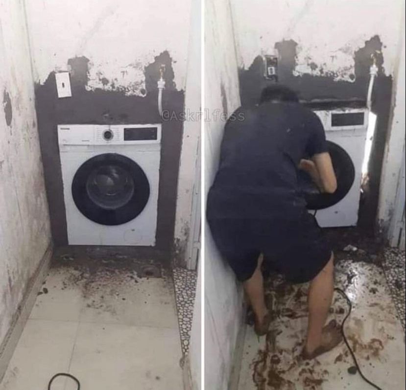 cara tukang bangunan benerin rumah nyeleneh © berbagai sumber