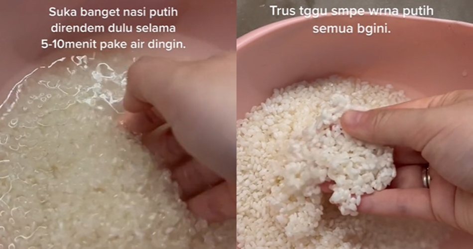 Tanpa bahan tambahan, ini trik menanak nasi agar lebih putih dan pulen