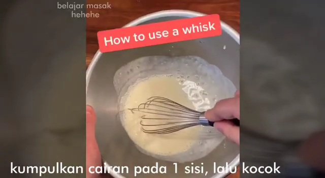 Jangan keliru, ini cara pakai whisk yang benar dan bikin tangan nggak pegal