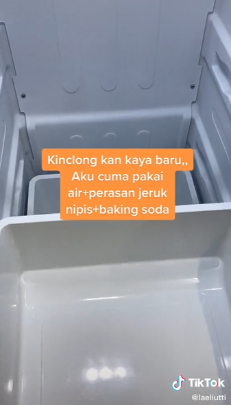 Pakai dua bahan, ini trik membersihkan noda di rak kulkas biar kinclong