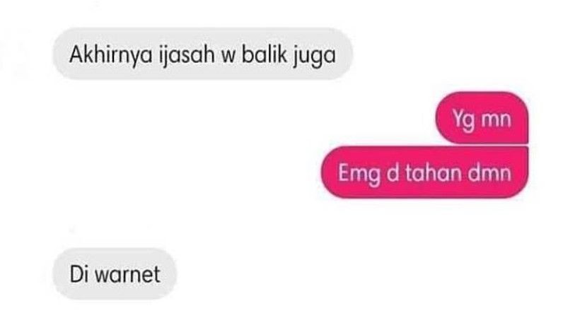 chat ke ayang ini endingnya ngeselin  © 2022 berbagai sumber