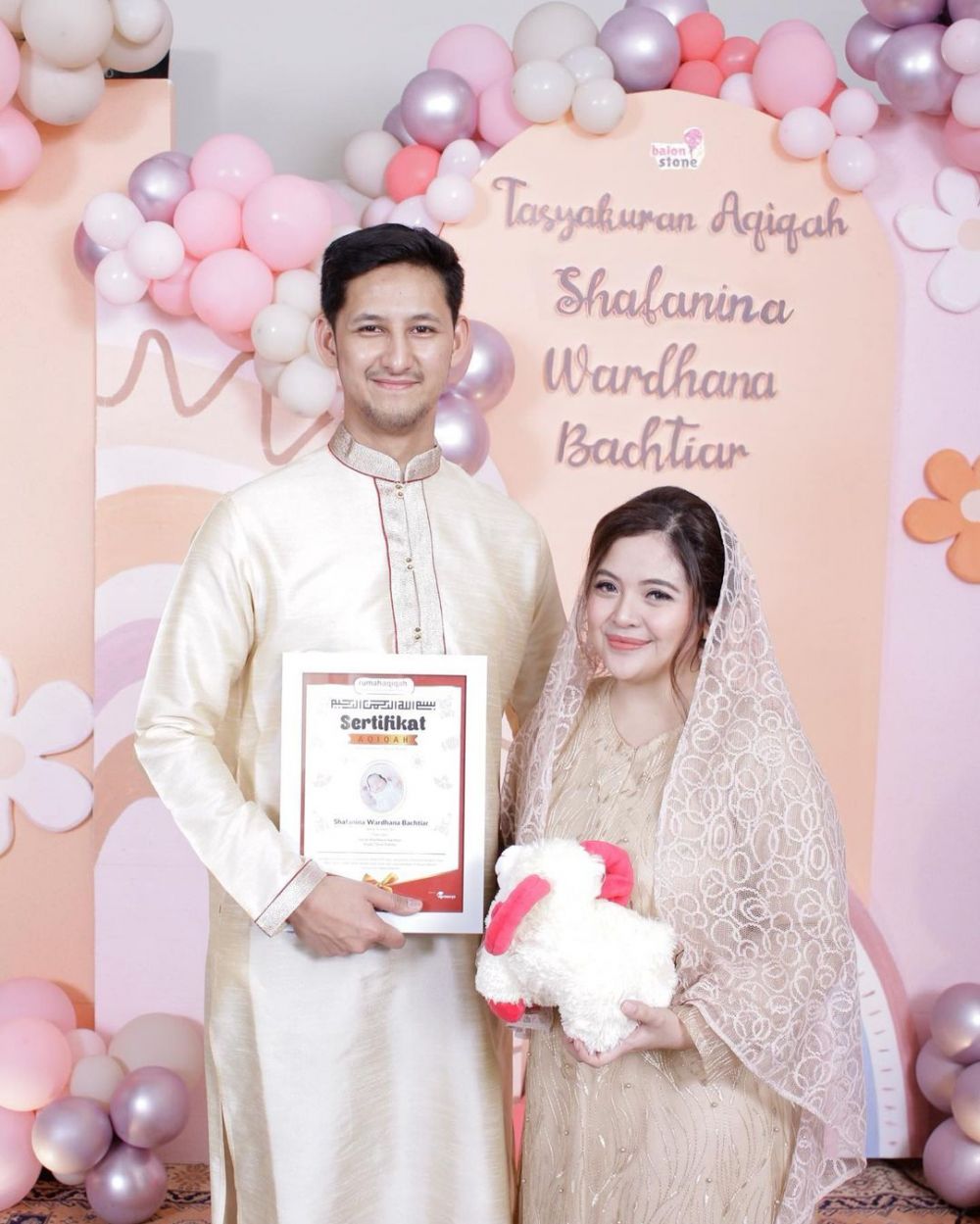 momen aqiqah anak kedua tasya kamila © berbagai sumber