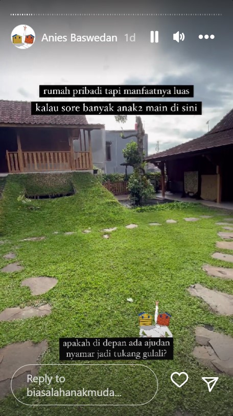 13 Potret rumah Anies Baswedan di Jakarta, ada joglo kuno tempat belajar Pangeran Diponegoro