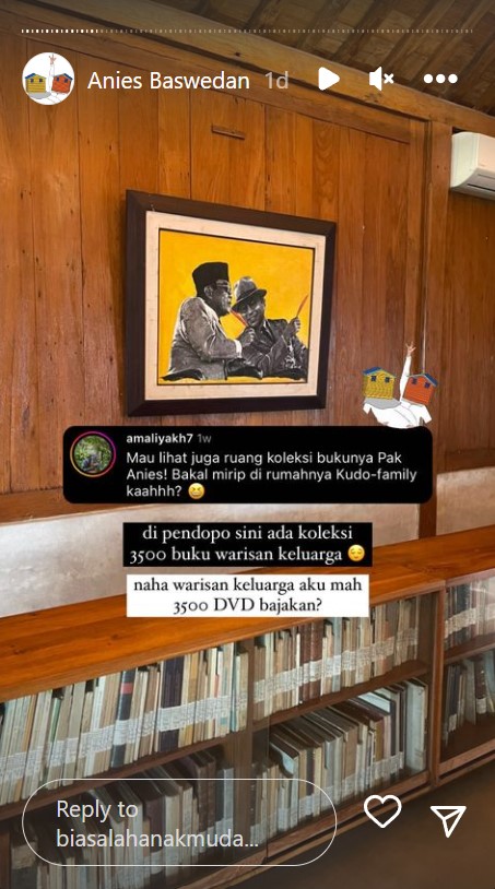 rumah Anies Baswedan © Instagram/@biasalahanakmuda rumah Anies Baswedan © Instagram/@biasalahanakmuda