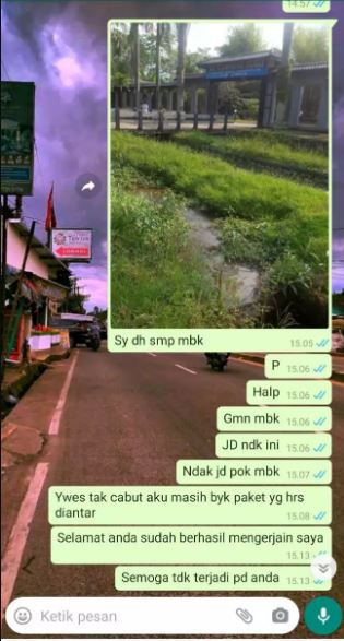 Chat lucu kurir mau antar paket ini endingnya penuh drama Berbagai sumber